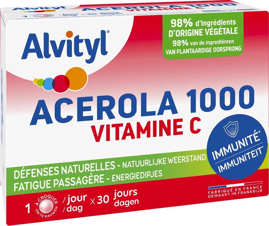 ALVITYL ACEROLA 1000 VITAMINE C Comprimés à croquer B/30
