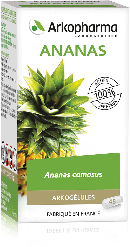 ARKOGELULES Ananas Gélules Flacon de 45