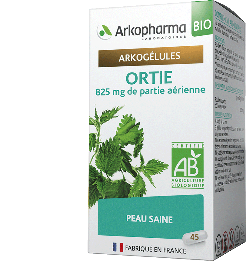 ARKOGELULES Feuille d'Ortie Bio Gélules Flacon de 45