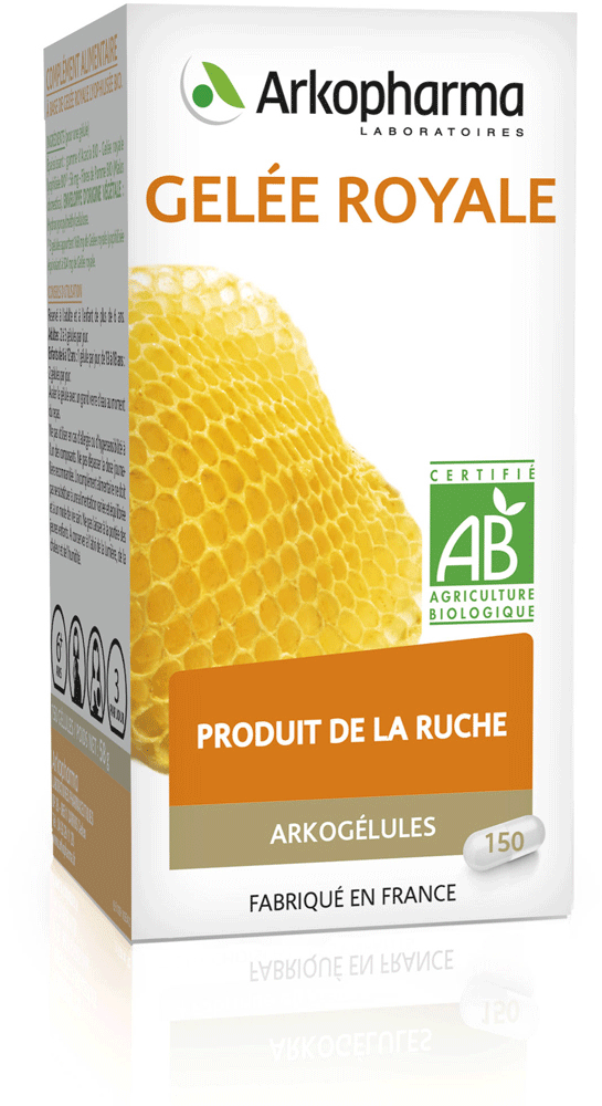 ARKOGELULES Gelée royale Bio Gélules Flacon de 150