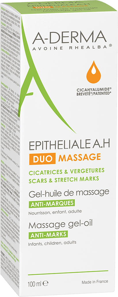 ADERMA EPITHELIALE AH MASSAGE Gel huile anti-marques Tube de 100ml