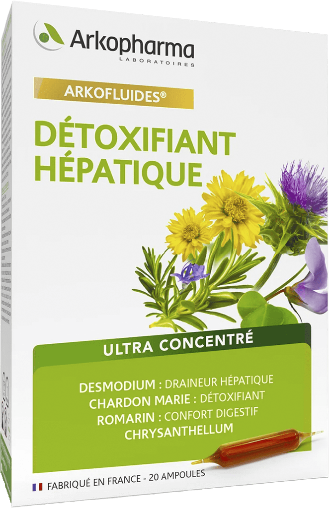 ARKOFLUIDE BIO ULTRAEXTRACT Solution buvable détoxifiant hépatique 30Amp/10ml