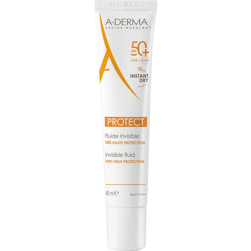 ADERMA PROTECT SPF50+ Fluide invisible Tube de 40ml