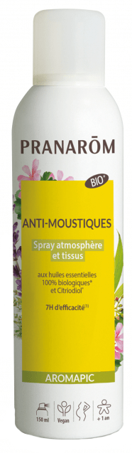 AROMAPIC BIO Spray anti-moustiques atmosphère tissus Flacon de 150ml