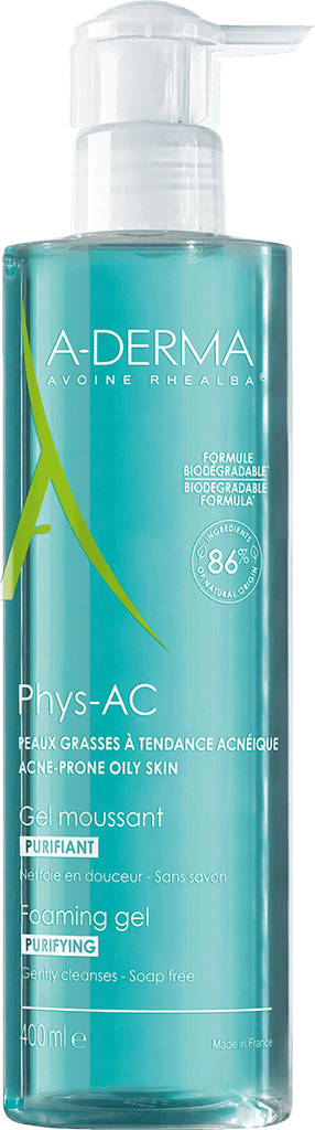 ADERMA PHYSAC Gel moussant purifiant 2Fl pompe de 400ml