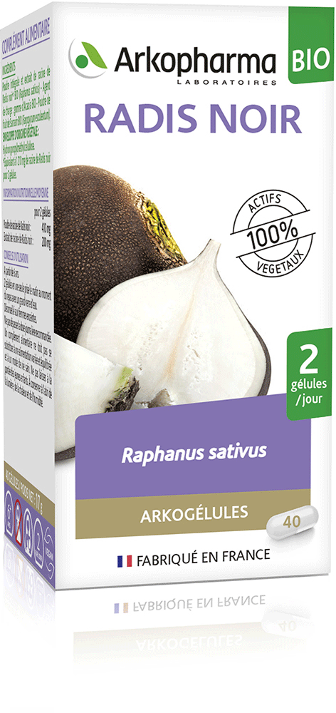 ARKOGELULES Radis noir Bio Gélules Flacon de 40