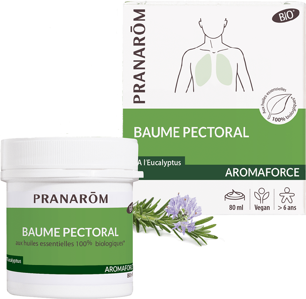 AROMAFORCE Baume pectoral bio Pot/80ml