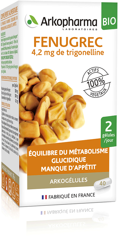 ARKOGELULES Fenugrec Bio Gélules Flacon de 40