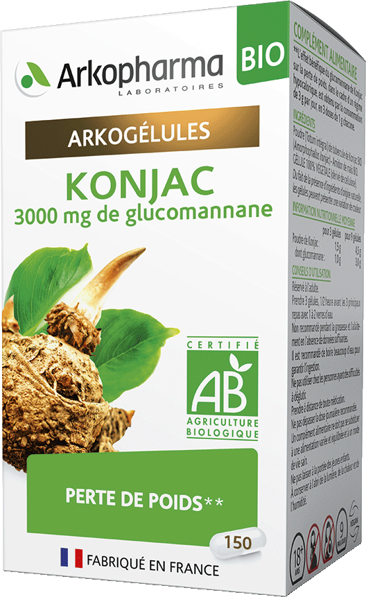 ARKOGELULES Konjac Bio Gélules Flacon de 150