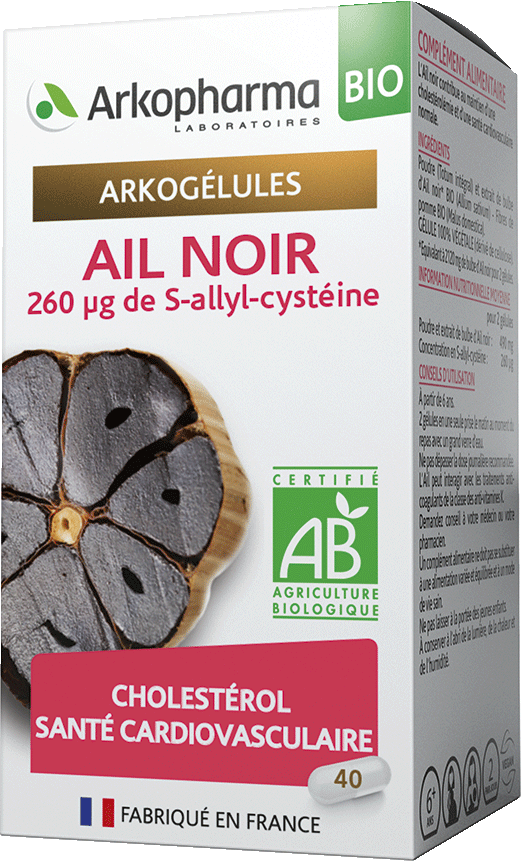 ARKOGELULES Ail noir Bio Gélules Flacon de 40