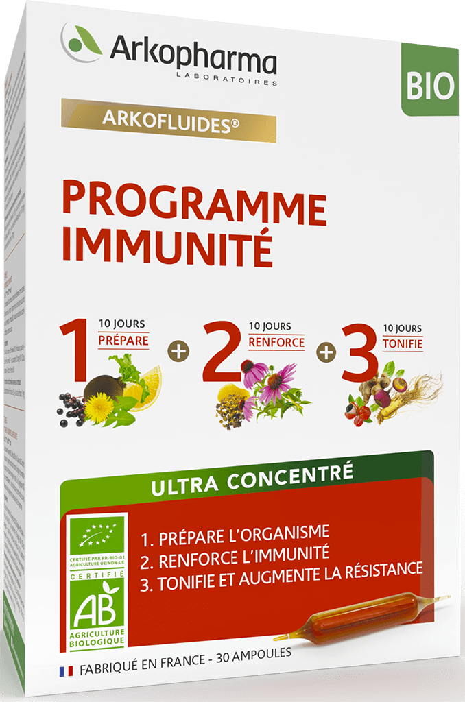 ARKOFLUIDE BIO ULTRAEXTRACT Coffret programme immunité 3x10Amp/10ml