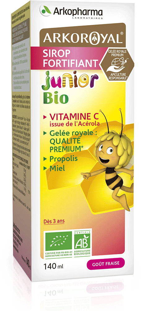 ARKOROYAL Sirop fortifiant bio dès 3 ans Flacon de 140ml