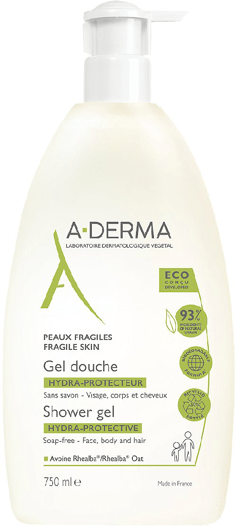 ADERMA Gel douche hydra-protecteur Fl pompe de 750ml