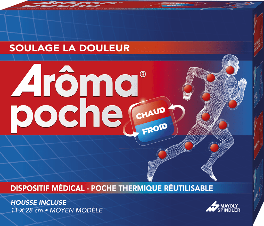 AROMA POCHE Pack réutilisable chaud froid 11x27cm