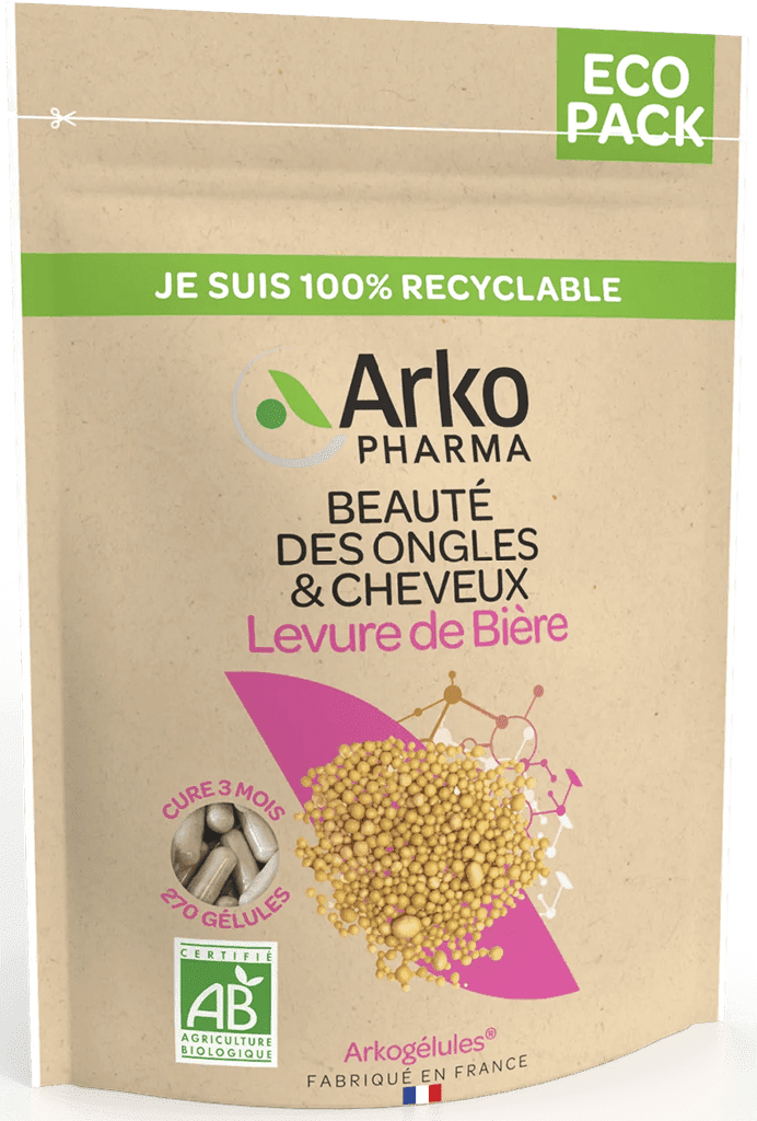 ARKOGELULES Levure de bière revivifiable Bio Gélules Doypack/270