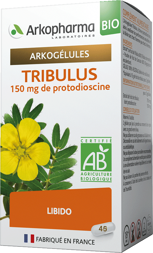 ARKOGELULES Tribulus Bio Gélules Flacon de 40