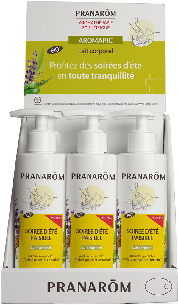 AROMAPIC BIO Lait corps soirée d'été paisible Fl pompe de 200ml