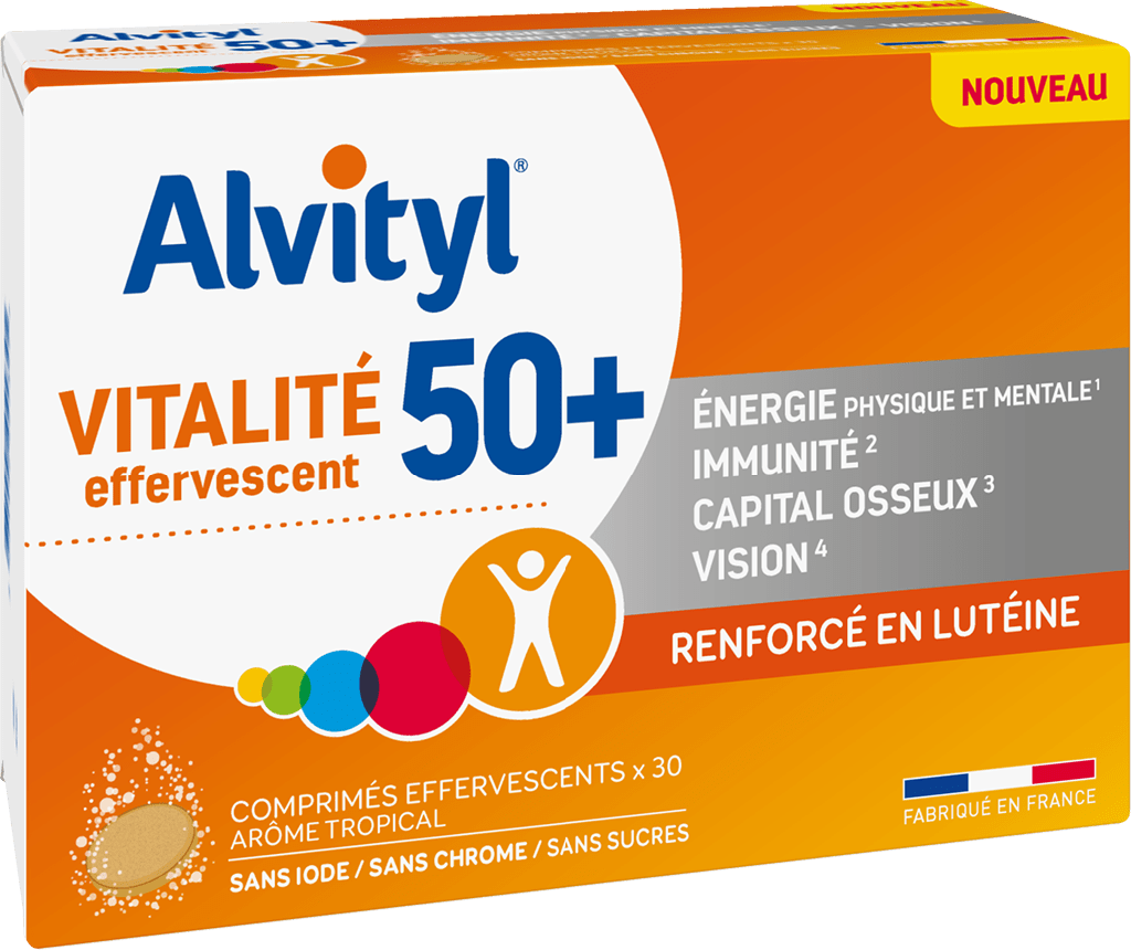 ALVITYL VITALITE 50+ Comprimés effervescents B/30