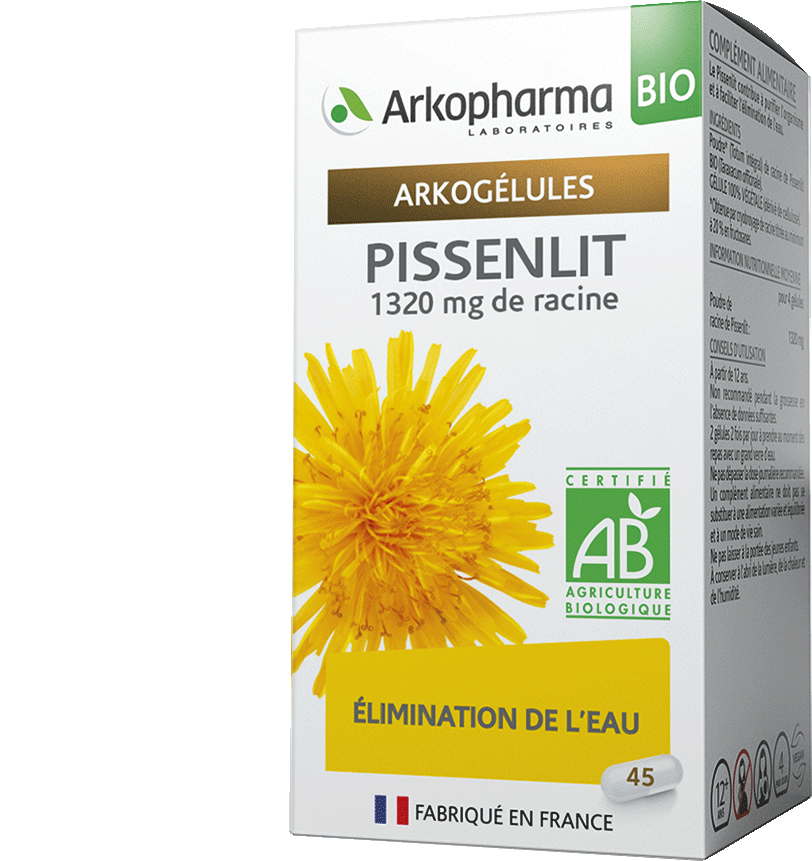 ARKOGELULES Pissenlit Bio Gélules Flacon de 45