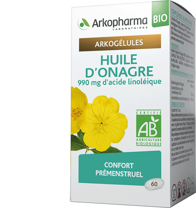 ARKOGELULES Huile d'onagre Bio Caps Flacon de 60