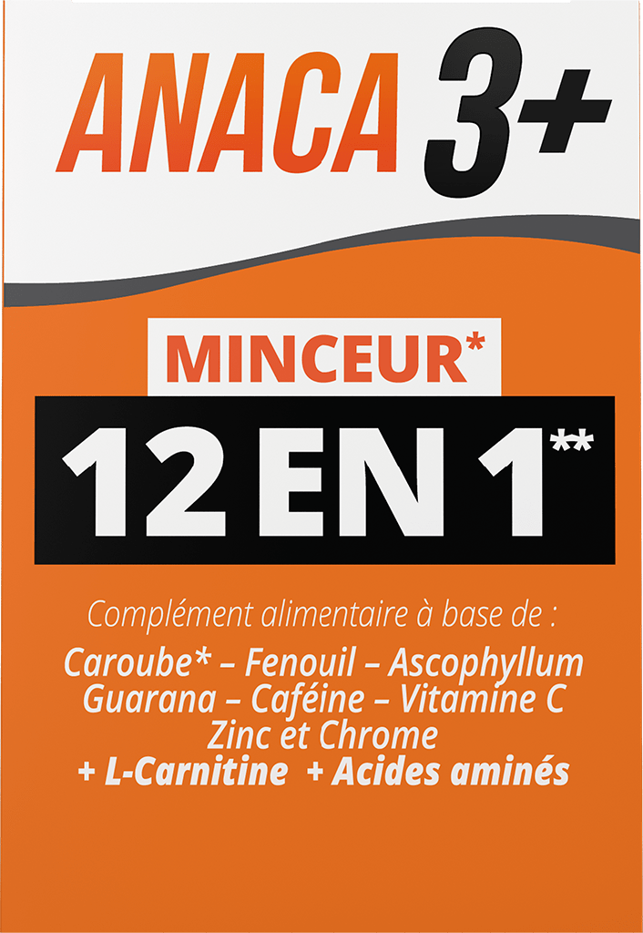ANACA3 + MINCEUR 12 EN 1 Gélules Pilulier/120