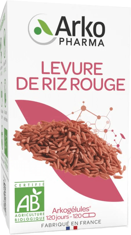 ARKOGELULES Levure de riz rouge Bio Gélules Flacon de 120