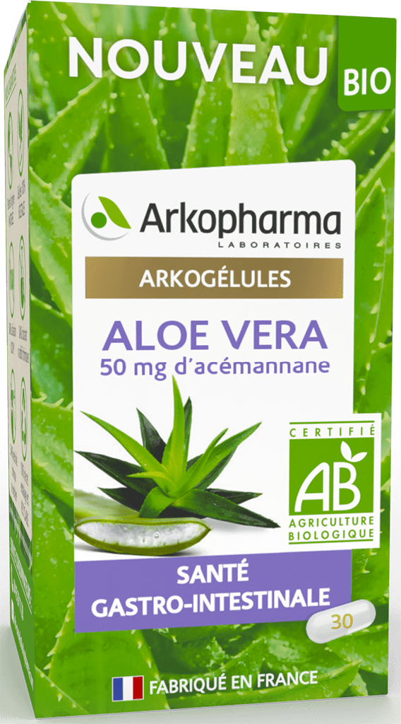 ARKOGELULES Aloe vera Bio Gélules Flacon de 30