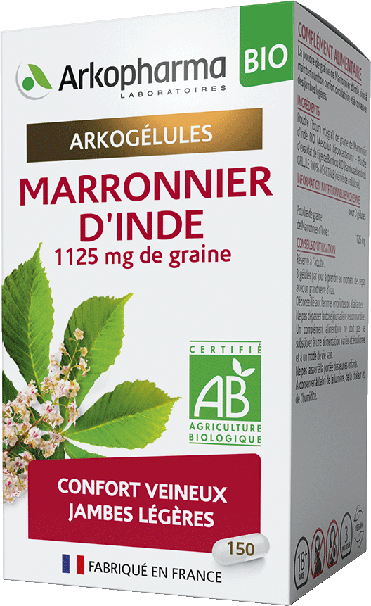 ARKOGELULES Marronnier d'Inde Bio Gélules Flacon de 150