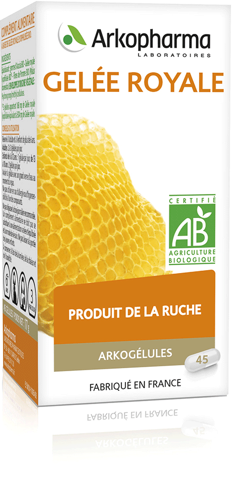 ARKOGELULES Gelée royale Bio Gélules Flacon de 45