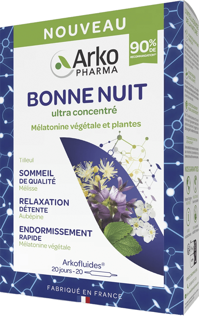 ARKOFLUIDE BIO ULTRAEXTRACT Solution buvable bonne nuit 20Amp/10ml