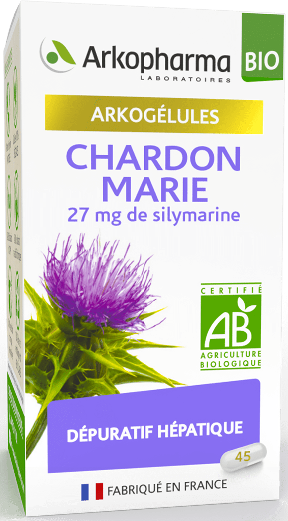 ARKOGELULES Chardon marie Bio Gélules Flacon de 45