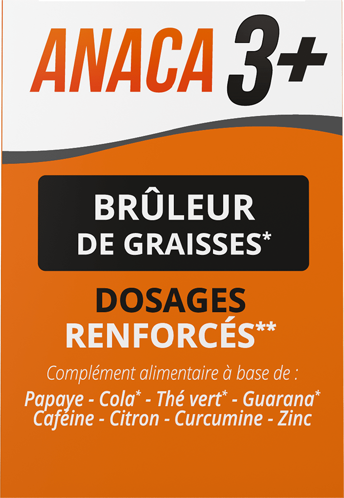 ANACA3 + BRULEUR DE GRAISSES Gélules B/120