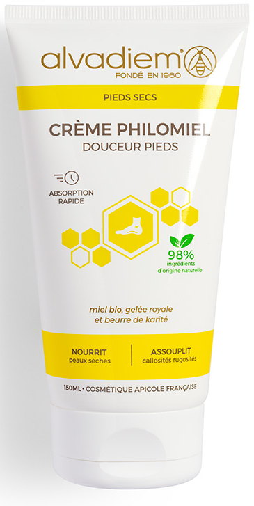 ALVADIEM Crème Philomiel pieds secs Tube de 150ml