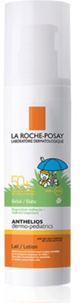 ANTHELIOS DERMO PEDIATRICS LA ROCHE POSAY SPF50+ Lait sans parfum bébé Flacon de 50ml