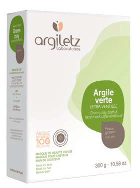 ARGILETZ Poudre Argile verte ultra-ventilée B/300g