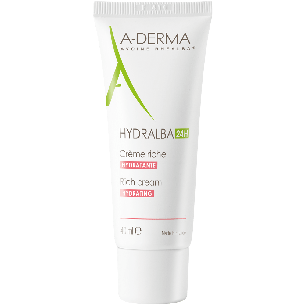 ADERMA HYDRALBA 24H Crème hydratante riche Tube de 40ml