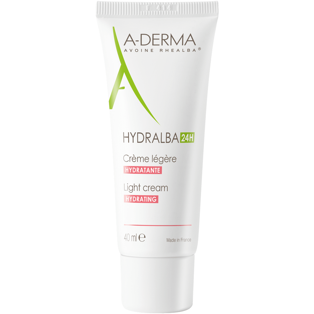 ADERMA HYDRALBA 24H Crème hydratante légère Tube de 40ml