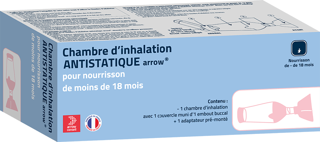 ARROW Chambre inhalation antistatique - de 18mois