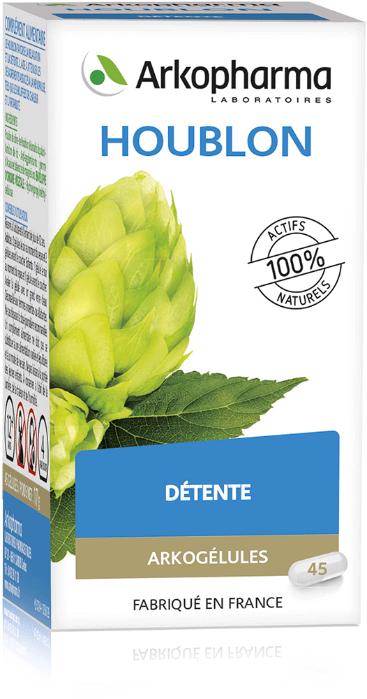 ARKOGELULES Houblon Gélules Flacon de 45