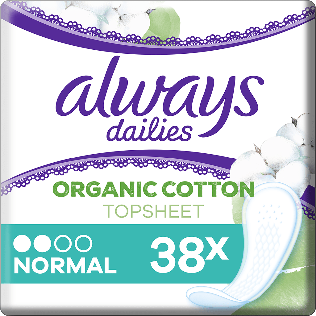 ALWAYS BIO COTTON PROTECTION Protège-slip normal Paq/38