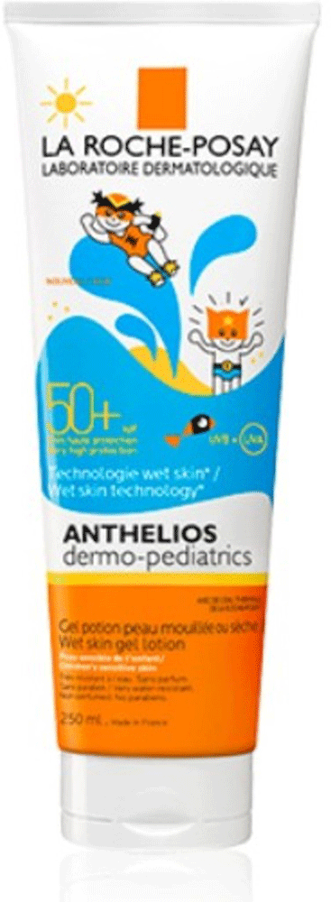 ANTHELIOS DERMO-PEDIATRICS LA ROCHE POSAY SPF50+ Gel peau mouillée enfant wet skin Tube de 250ml