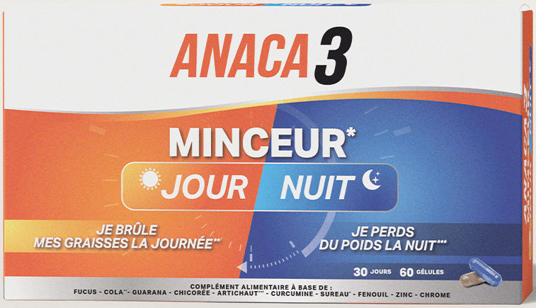 ANACA3 MINCEUR JOUR/NUIT Gélules B/60