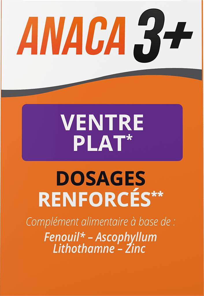 ANACA3 + VENTRE PLAT Gélules Pilulier/120