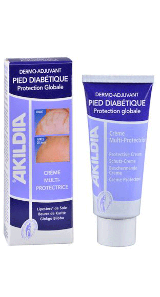 AKILDIA Crème multi-protectrice pieds Tube de 75ml