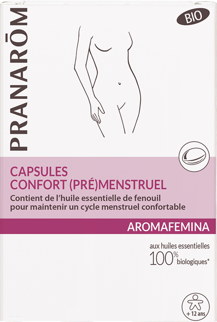 AROMAFEMINA Caps confort prémenstruel bio B/30