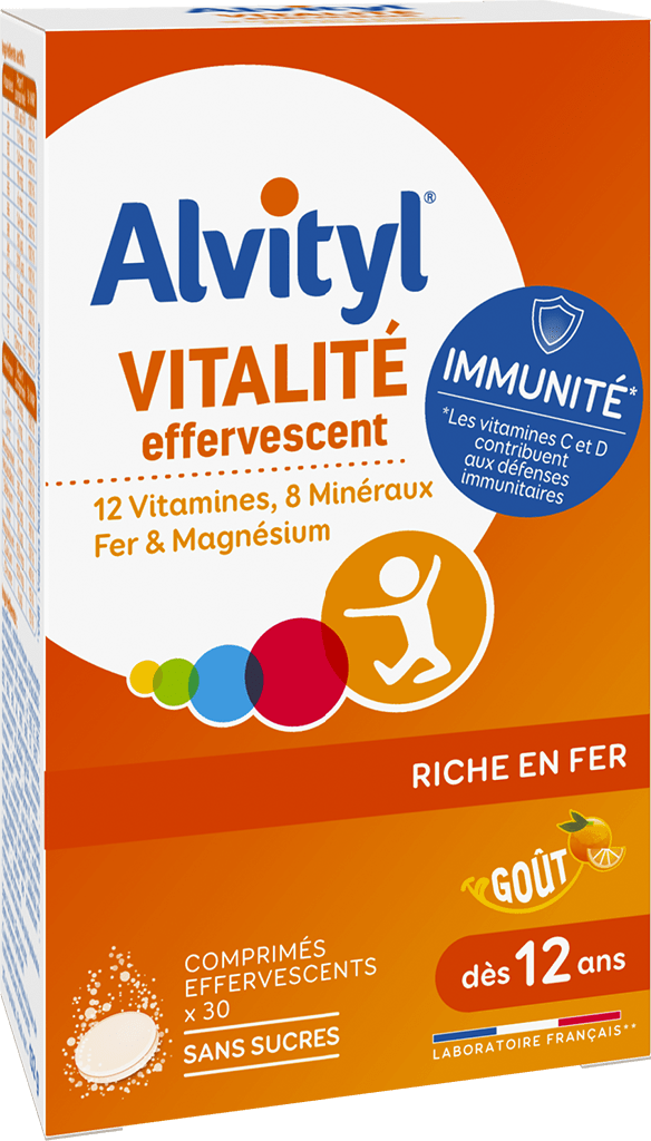 ALVITYL VITALITE EFFERVESCENT Comprimés effervescents B/30