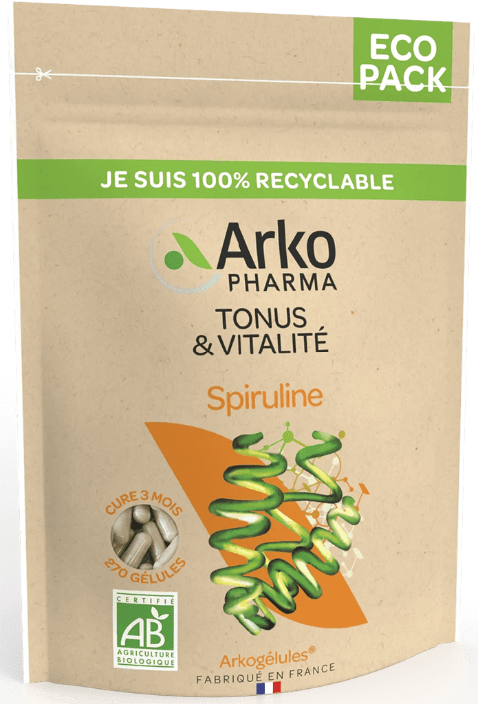 ARKOGELULES Spiruline Bio Gélules Doypack/270