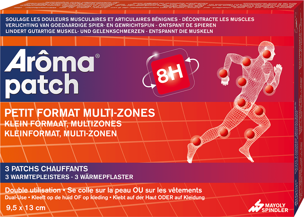AROMA PATCH Patch chauffant multi-zones format classique B/3