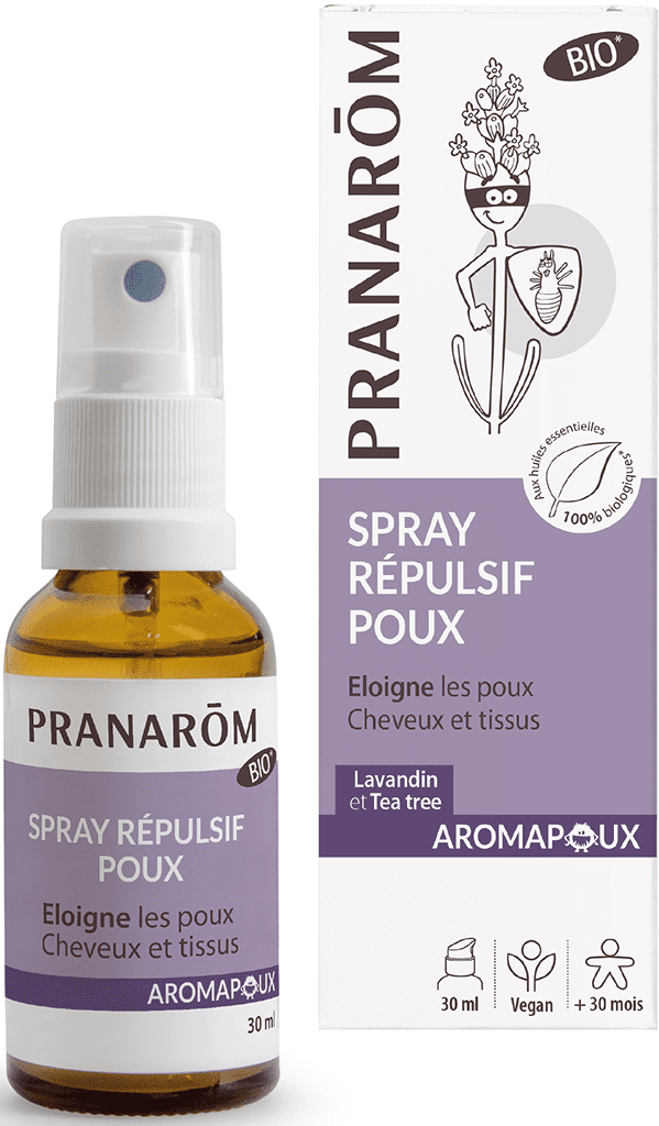 AROMAPOUX BIO Spray répulsif poux Flacon de 30ml