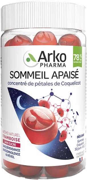 ARKOPHARMA GUMMIES Coquelicot Gomme sommeil apaisé Pot/60